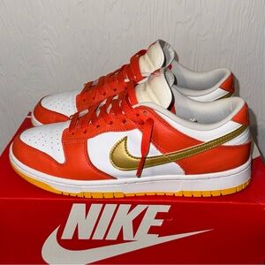 Women’s Nike Dunk Low Orange University Gold size 10